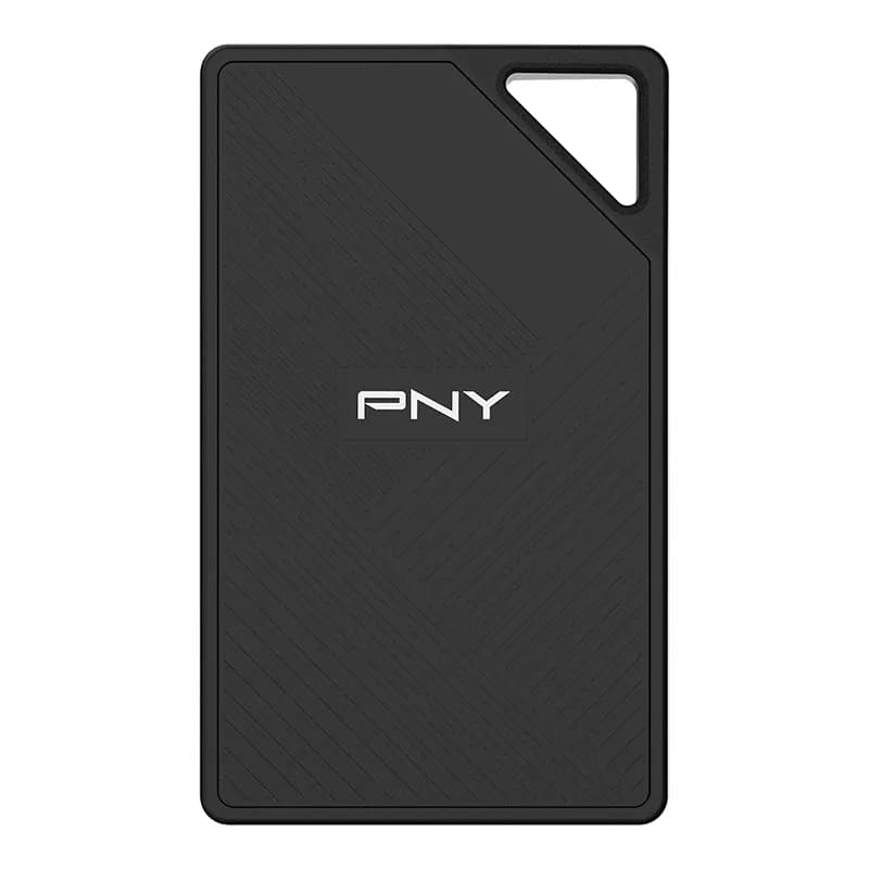 PNY RP60 2 Tt USB 3.2 Gen 2x2 (USB-C) -ulkoinen SSD, kannettava, iskunkestävä, roiskesuojattu, musta