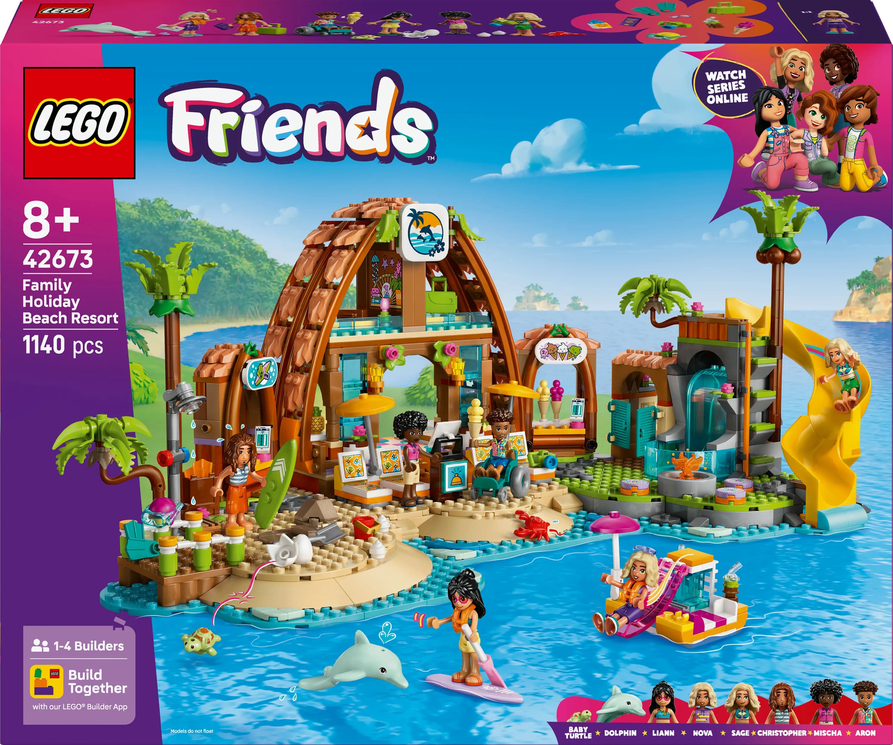 LEGO Friends Koko perheen lomakohde meren rannalla 42673