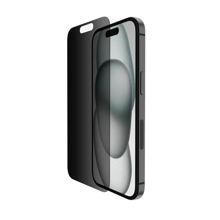 Belkin TemperedGlass Privacy Treated Screen Protector for iPhone 15