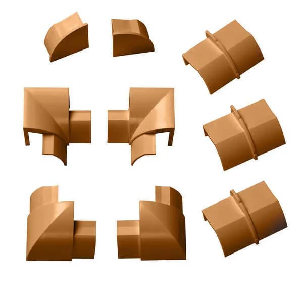 D-LINE Adapterisetti 22x22mm tammen värinen