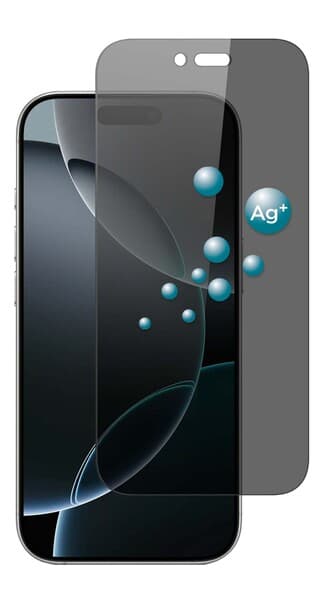 Screenor Privacy 360 Full Cover, iPhone Air -panssarilasi, asennuskehikolla