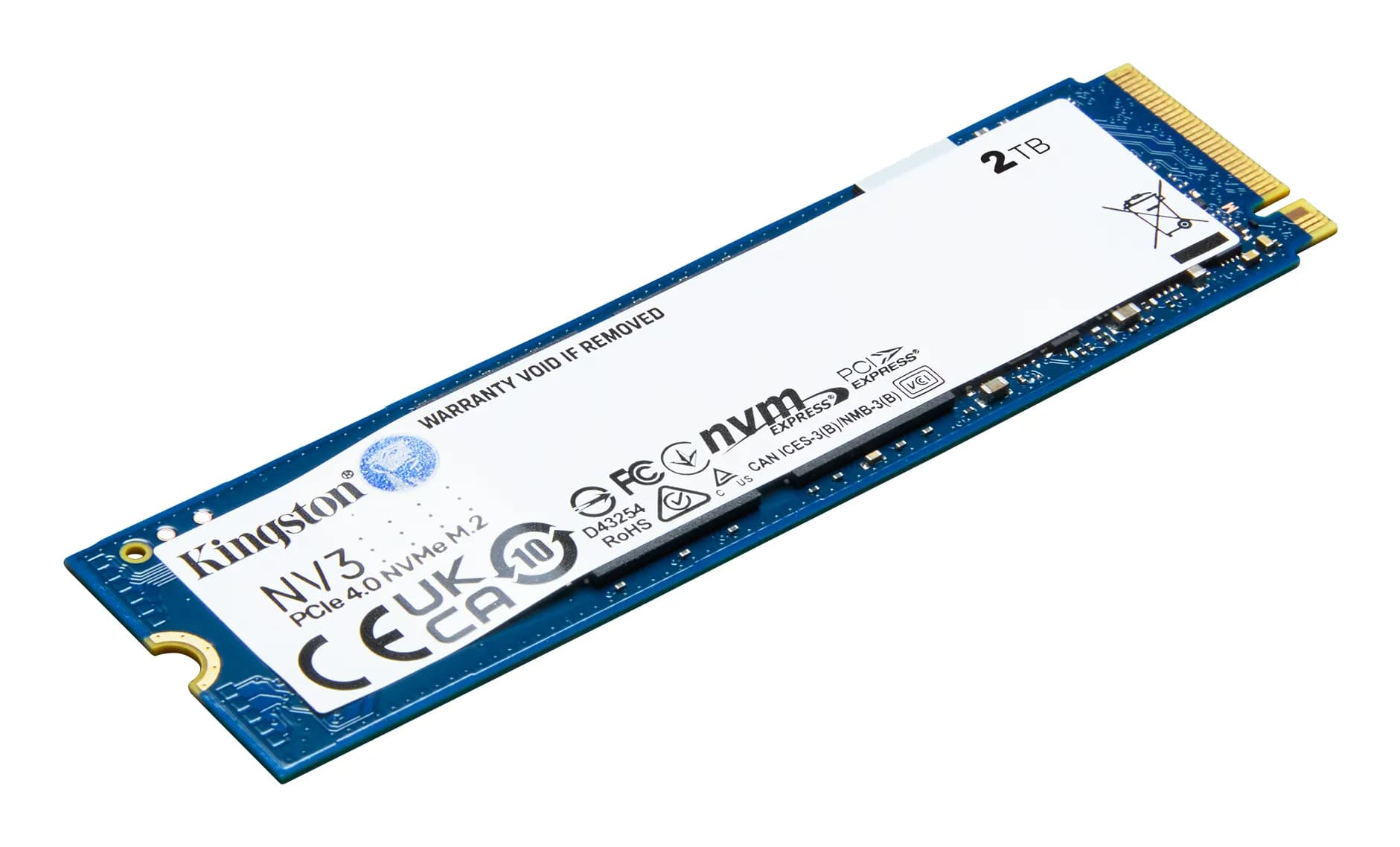 Kingston NV3 2 Tt M.2 PCIe 4.0 NVMe -SSD-levy