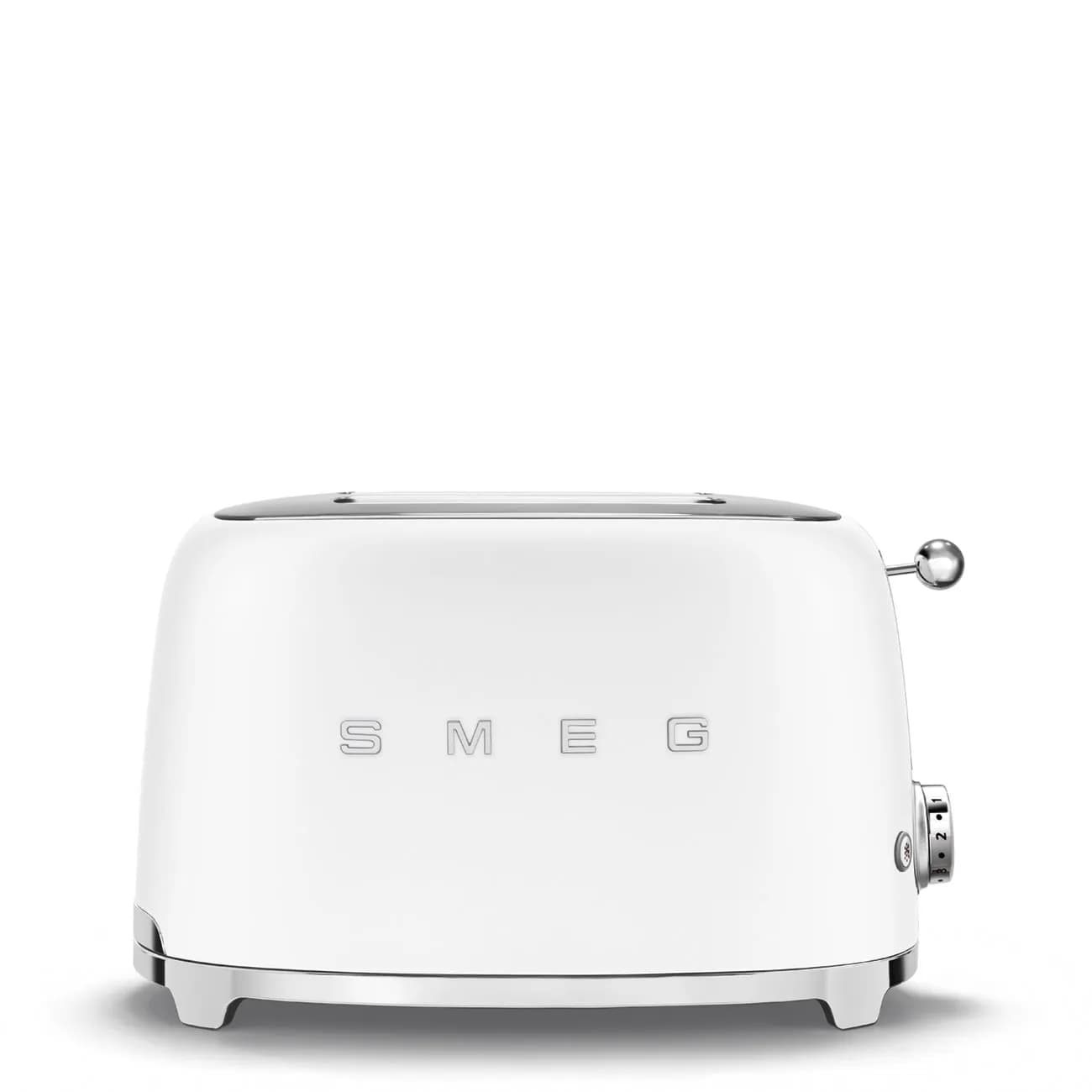 Smeg 50's Style TSF01WHMEU -leivänpaahdin, 2 viipaleita, mattavalkoinen