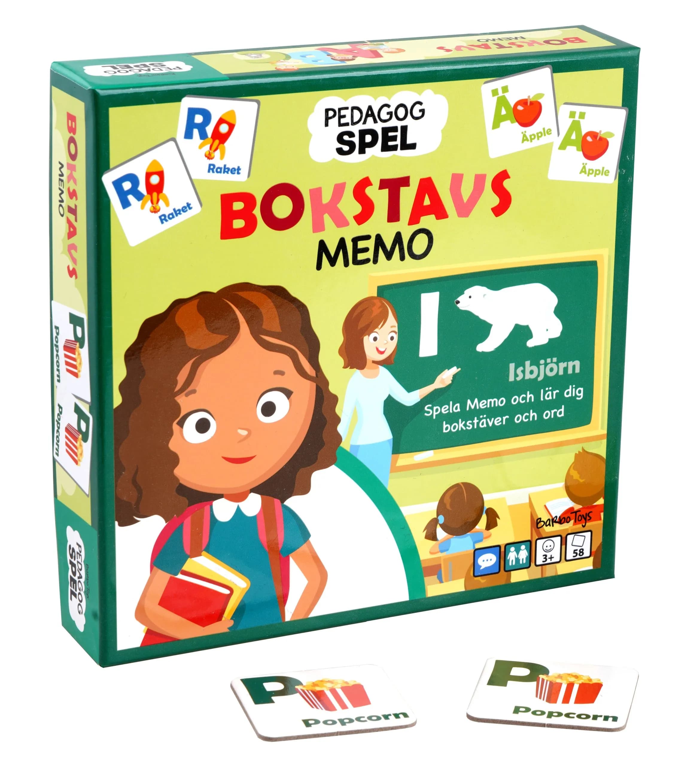 Barbo Classic Pedagog Spel Bokstavsmemo - peli (SE)