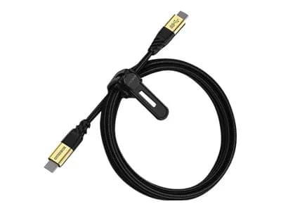 OtterBox Premium USB-C 3.2 Gen 1 -kaapeli, 100 W, 1,8 m, Black Shimmer