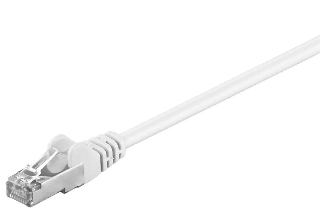 MicroConnect Cat5e FTP RJ45 0.25m -verkkokaapeli, valkoinen