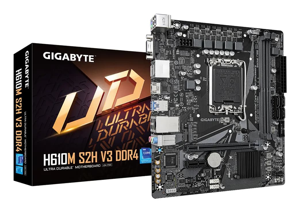 Gigabyte H610M S2H V3 DDR4 LGA1700 mATX -emolevy