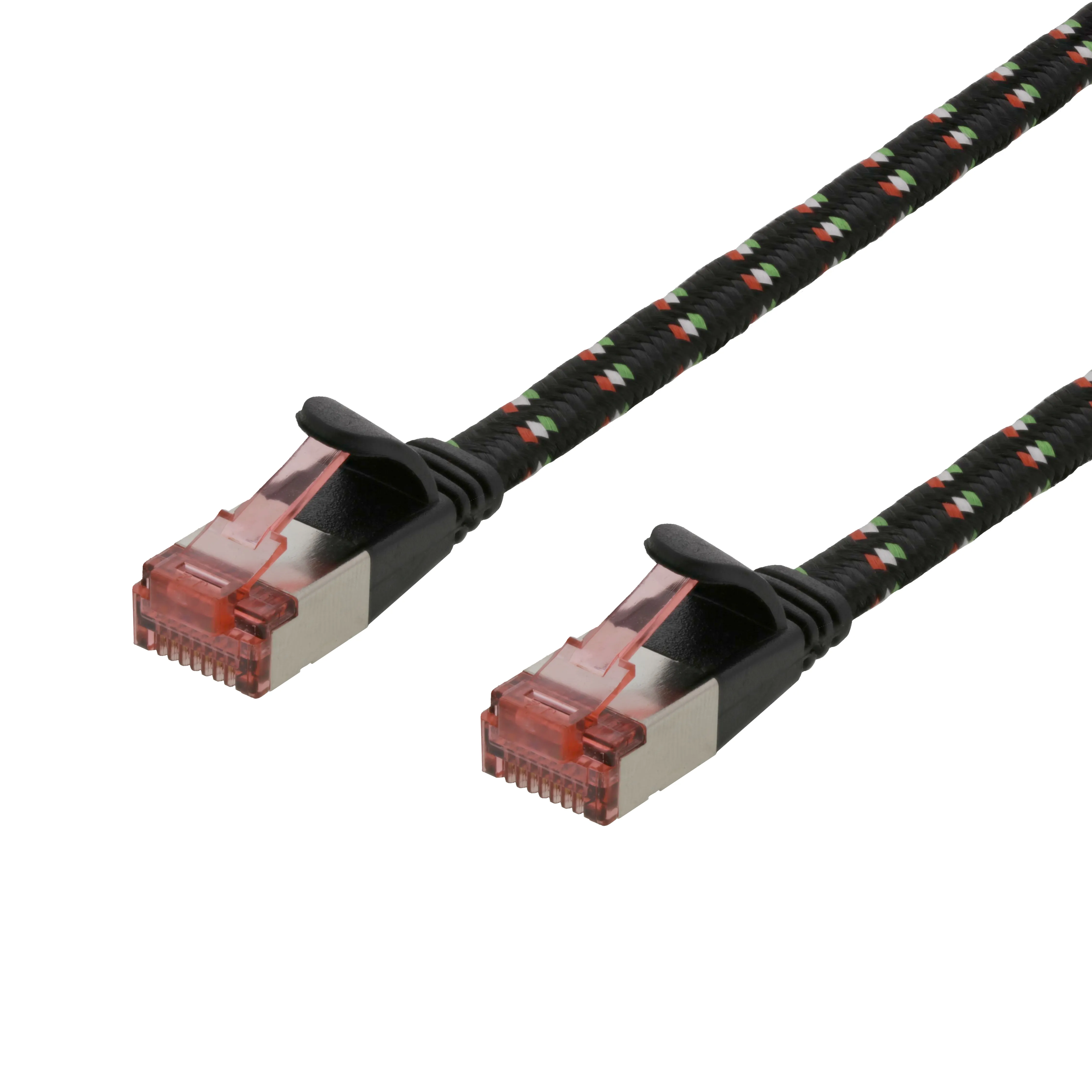 Deltaco Cat6a U/FTP RJ45 1m -verkkokaapeli, musta