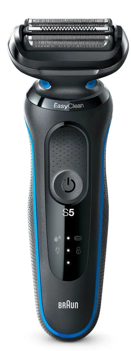 Braun Series 5 - 51-B1000s -parranajokone, musta/sininen