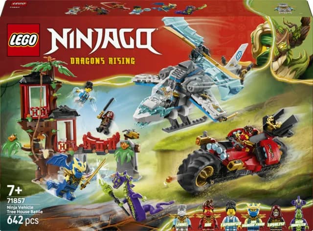 LEGO NINJAGO Ninjamenopelit ja puumajataistelu 71857