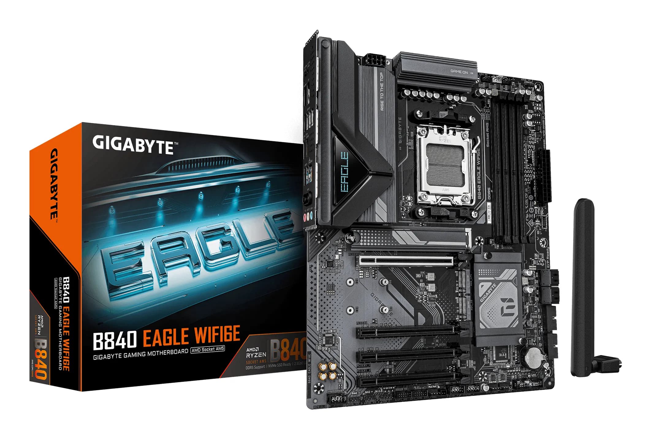 Gigabyte B840 EAGLE WiFi 6E AM5 ATX -emolevy