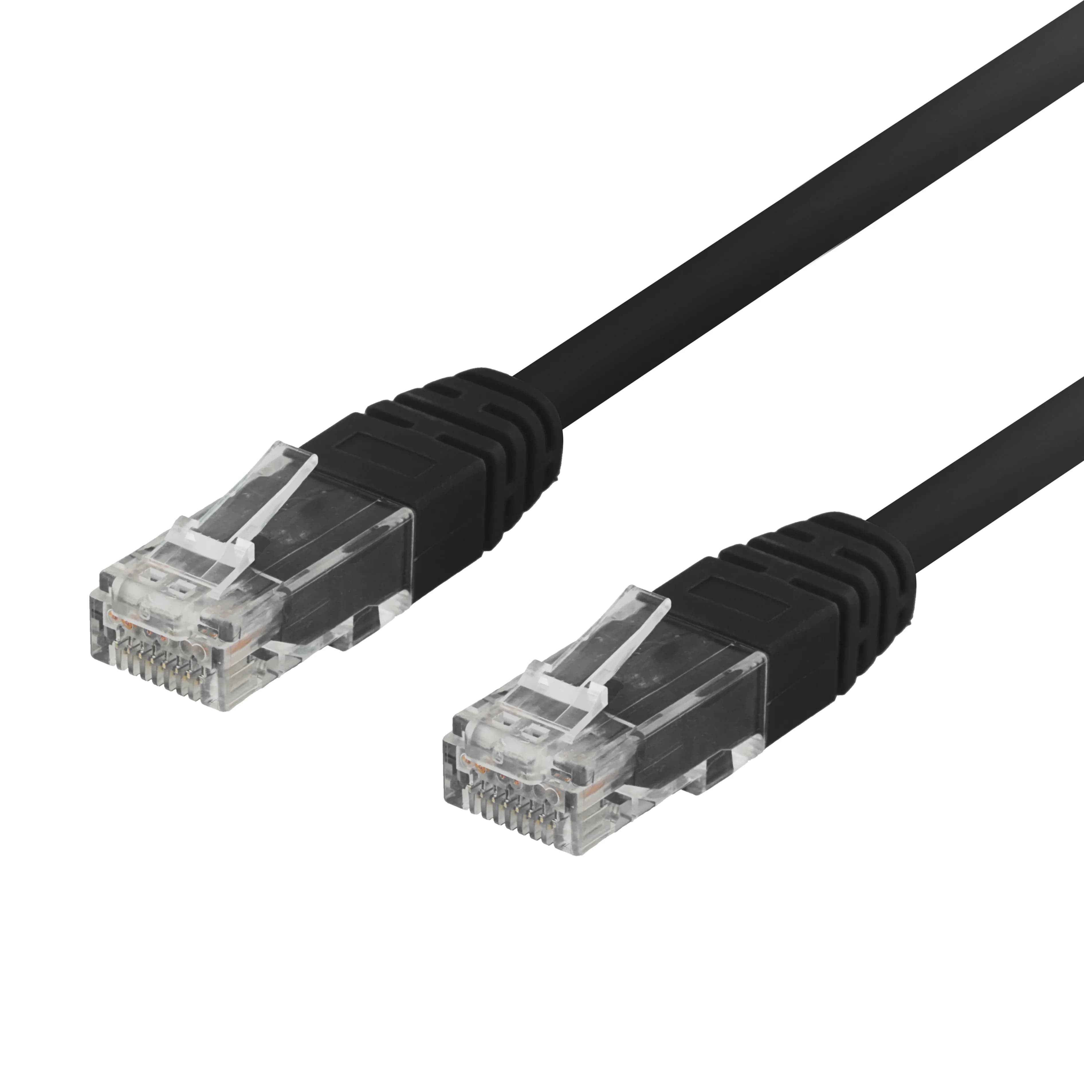 Deltaco Cat6 U/UTP RJ45 0.3m -verkkokaapeli, musta