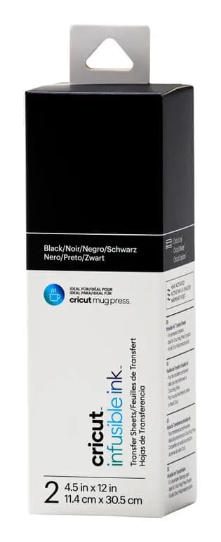 Cricut Joy Infusible Ink Transfer Sheet 2-pack (Musta)