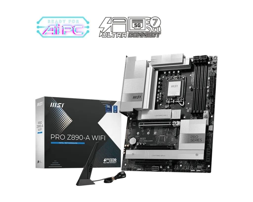 MSI PRO Z890-A WiFi 7 LGA 1851 ATX -emolevy