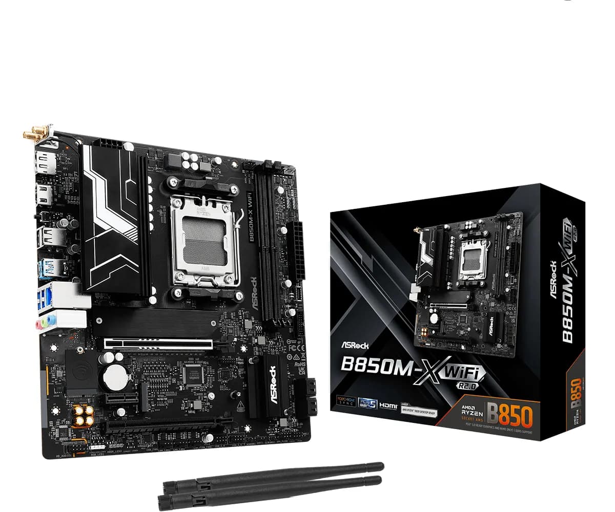 ASRock B850M-X WiFi R2.0 WiFi 6E AM5 mATX -emolevy