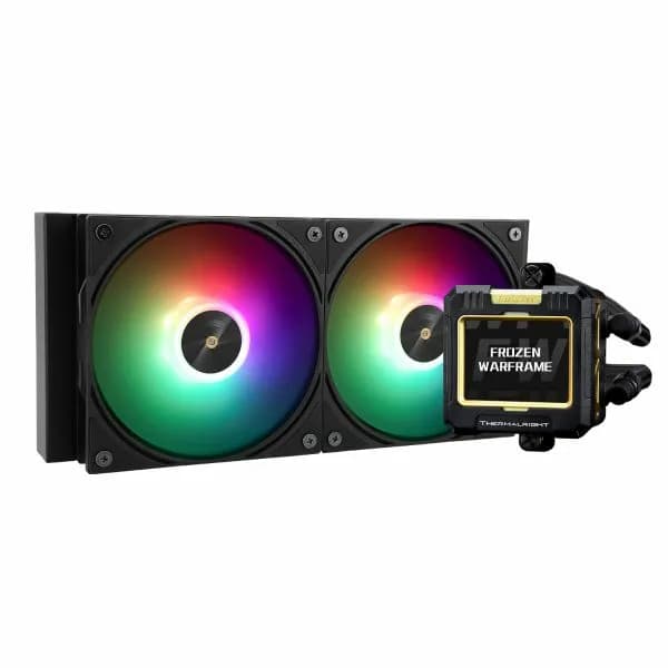 Thermalright Frozen Warframe 240 240mm ARGB -nestejäähdytin, musta