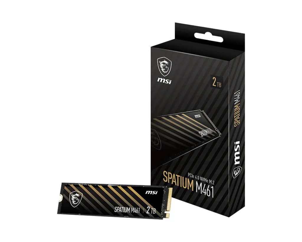 MSI SPATIUM M461 2 Tt M.2 PCIe 4.0 NVMe -SSD-levy