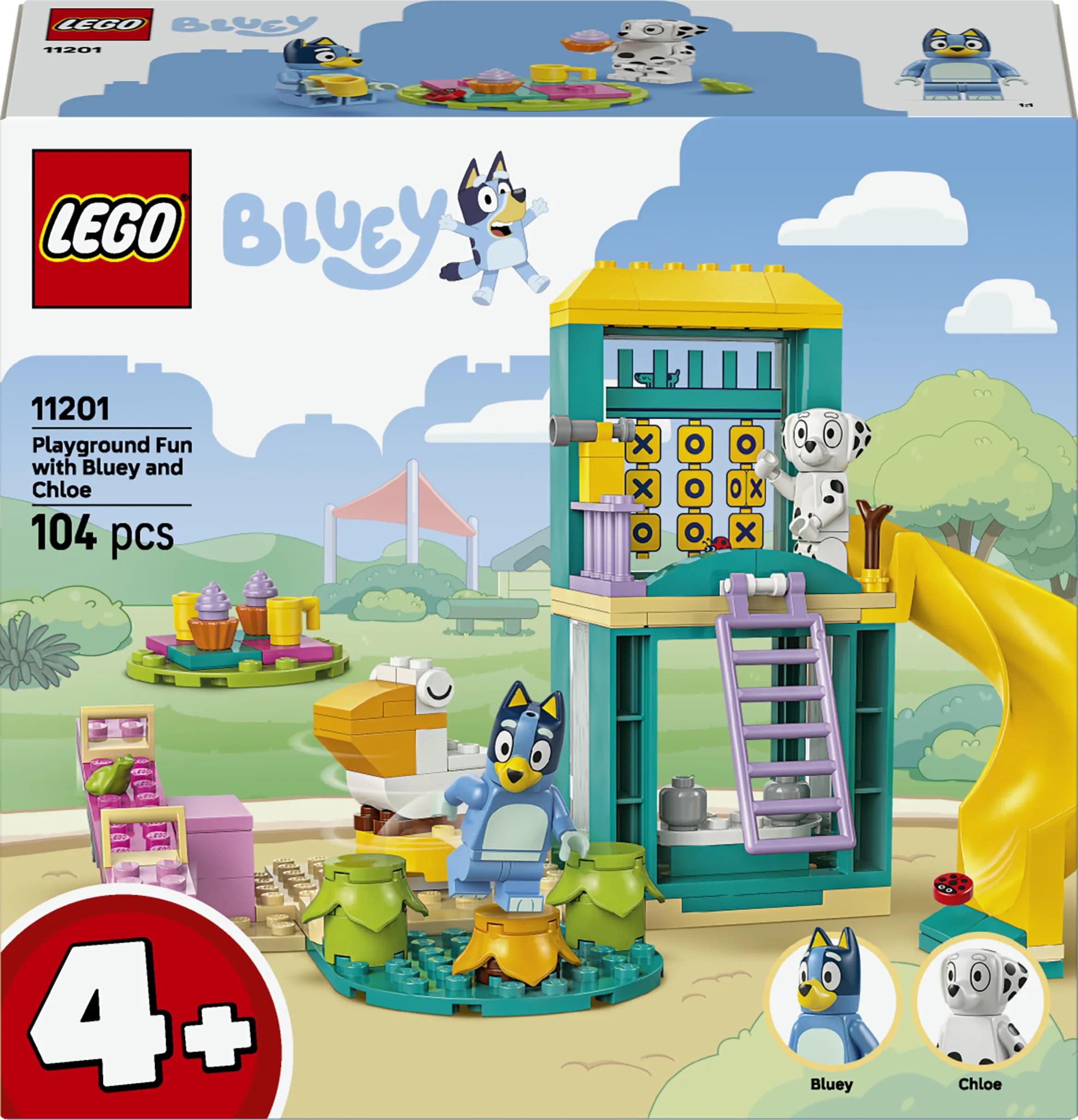LEGO Bluey Blueyn ja Katin hupihetket leikkikentällä 11201