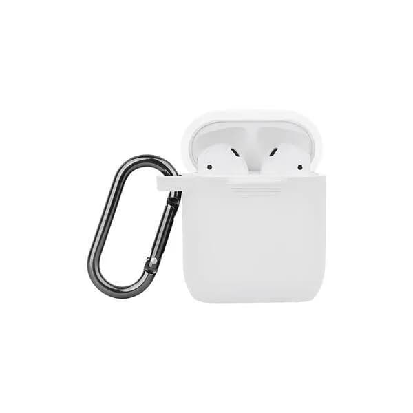 NORTH Airpods -Suojakotelo Silikoni Valkoinen