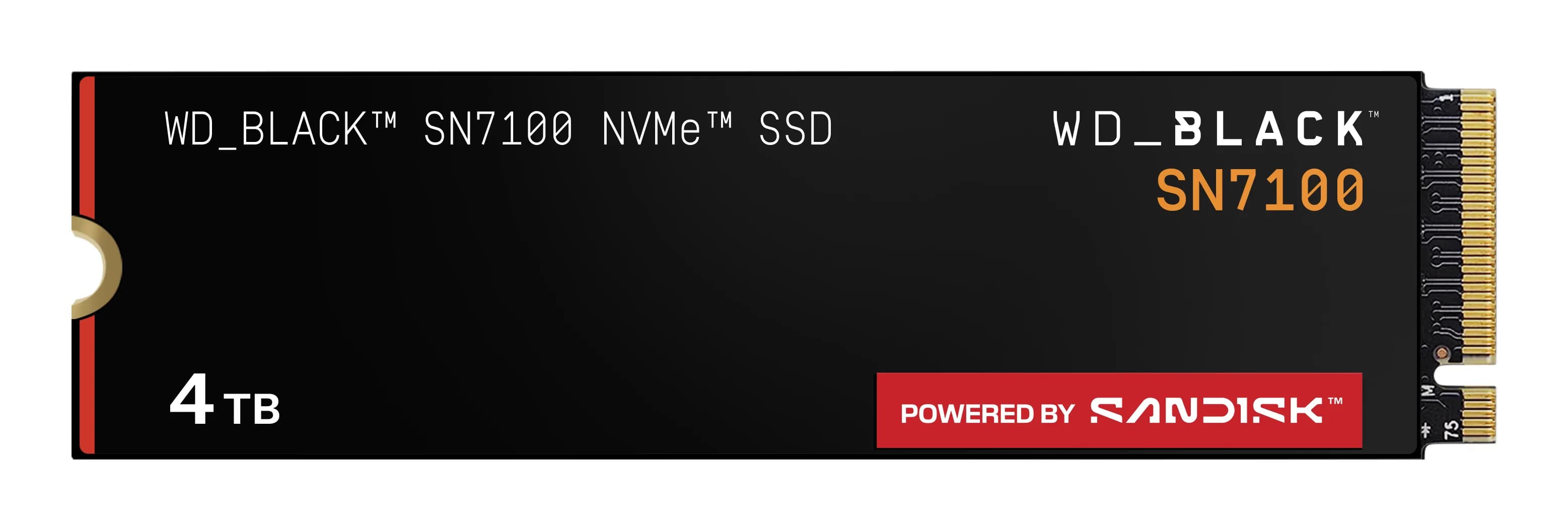 WD BLACK SN7100 4 Tt M.2 PCIe 4.0 NVMe -SSD-levy