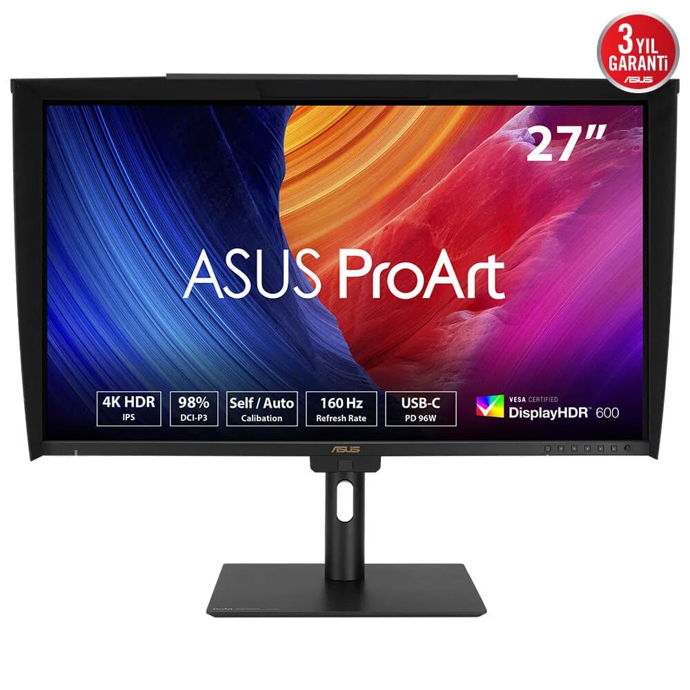 ASUS ProArt PA27UCGE 27" 4K UHD, IPS, 160 Hz, USB-C hub, KVM Switch -näyttö