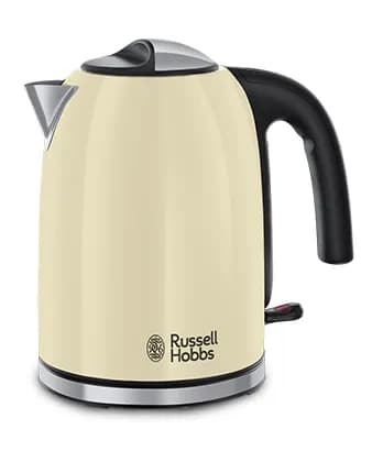 Russell Hobbs Colours Plus -vedenkeitin, 1,7 l, 2400 W, Creme