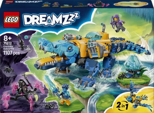 LEGO DREAMZzz Krokotiilisukellusvene 71512