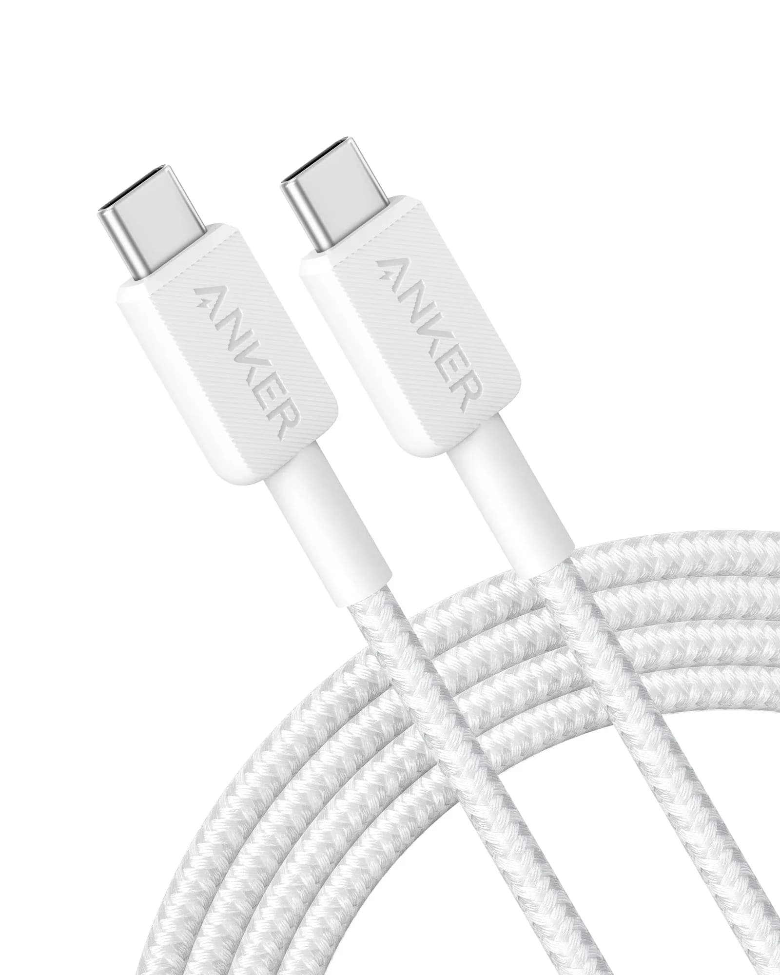 Anker 322 USB-C – Lightning -kaapeli, 1,8 m, valkoinen