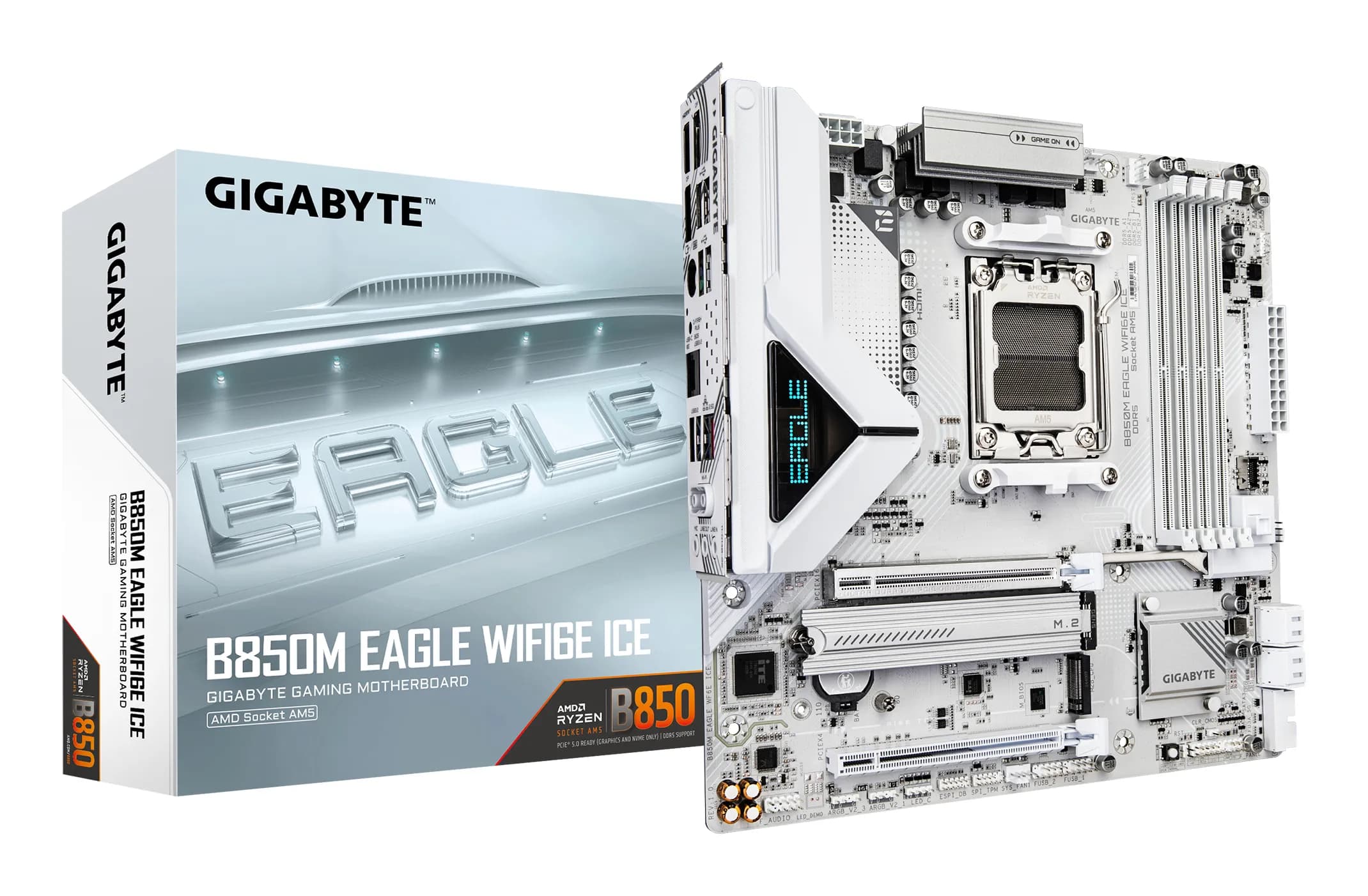 Gigabyte B850M EAGLE WIFI6E ICE AM5 mATX -emolevy