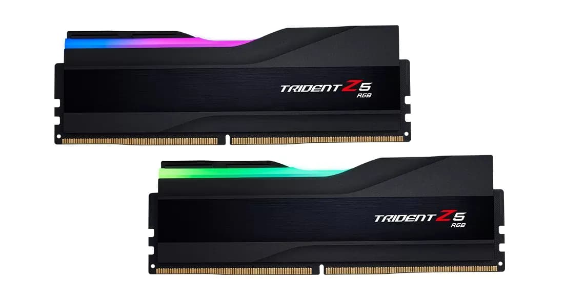 G.SKILL Trident Z5 RGB 48 Gt (2 x 24 Gt) DDR5 6000 MHz, CL40 -muisti (XMP)