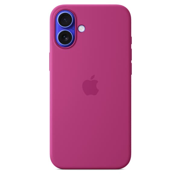 Apple iPhone 16 Plus, MagSafe -silikonikuori, Fuksia