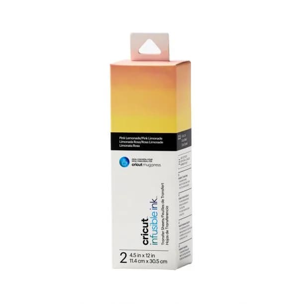 Cricut Joy Infusible Ink -siirtoarkit 2 kpl (Pink Lemonade) 11.4 x 30.5 cm