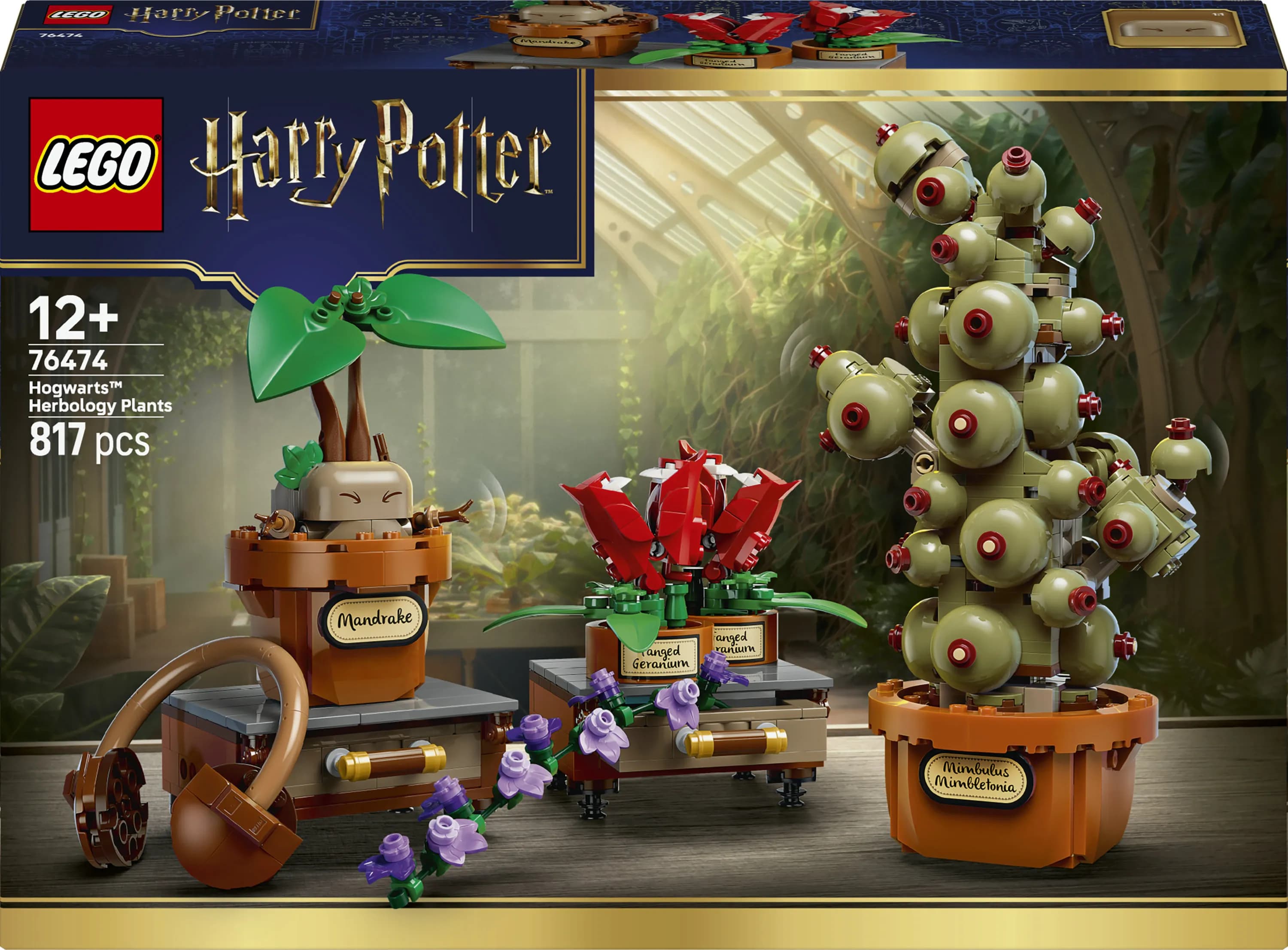 LEGO Harry Potter Tylypahkan yrttitieteen kasvit 76474
