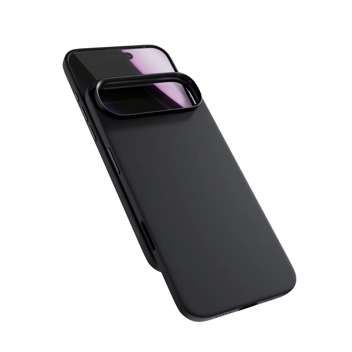 Epico Silicone Pro Mag+ Case iPhone Air Qi2  &  MagSafe yhteensopiva, musta