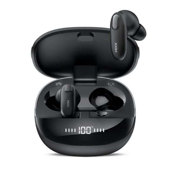 MIXX StreamBuds Mini Charge 2 -langattomat nappikuulokkeet, musta