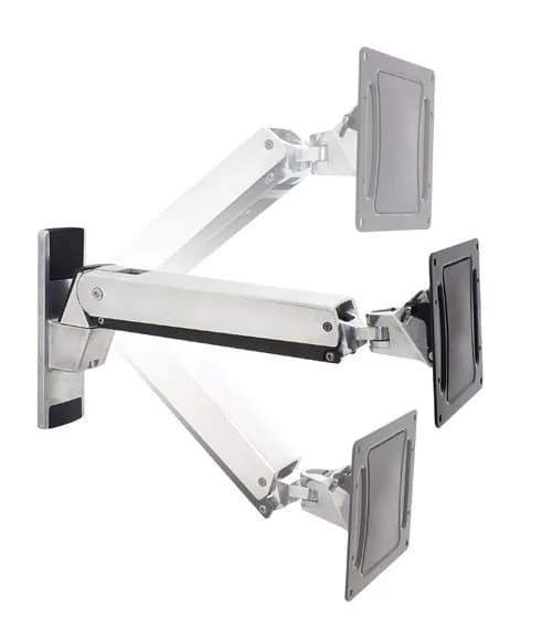 Ergotron Interactive Arm VHD - Wall mount tuotteelle LCD-näyttö - alumiini - kiillotettu alumiini -näytön koko: 30"-60" -kiinnitysliitäntä: 200 x 100