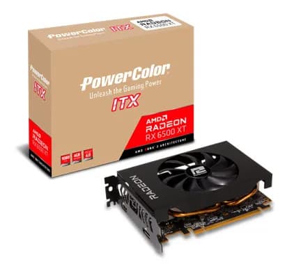 PowerColor Radeon RX 6500 XT 4 Gt OC -näytönohjain