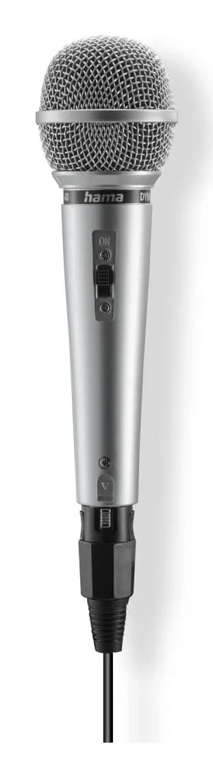 Hama Jam Star dynaaminen -mikrofoni, hopea