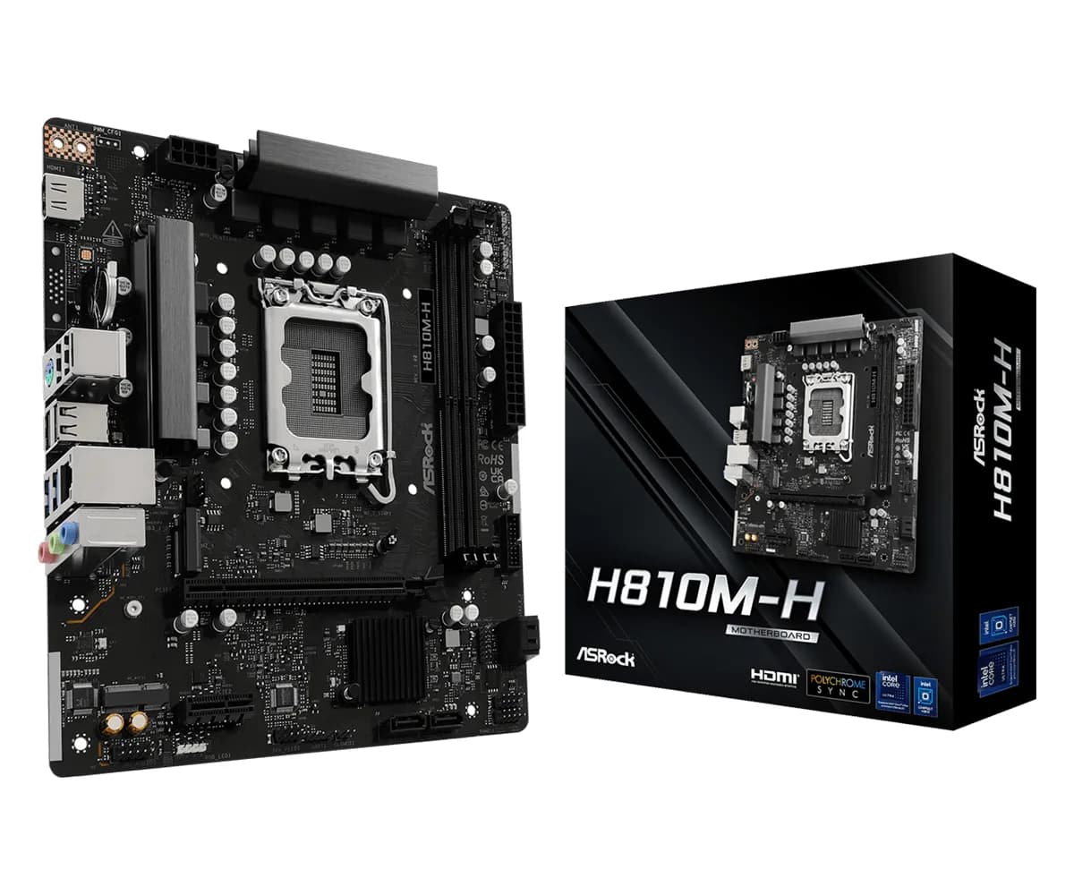ASRock H810M-H LGA1851 mATX -emolevy