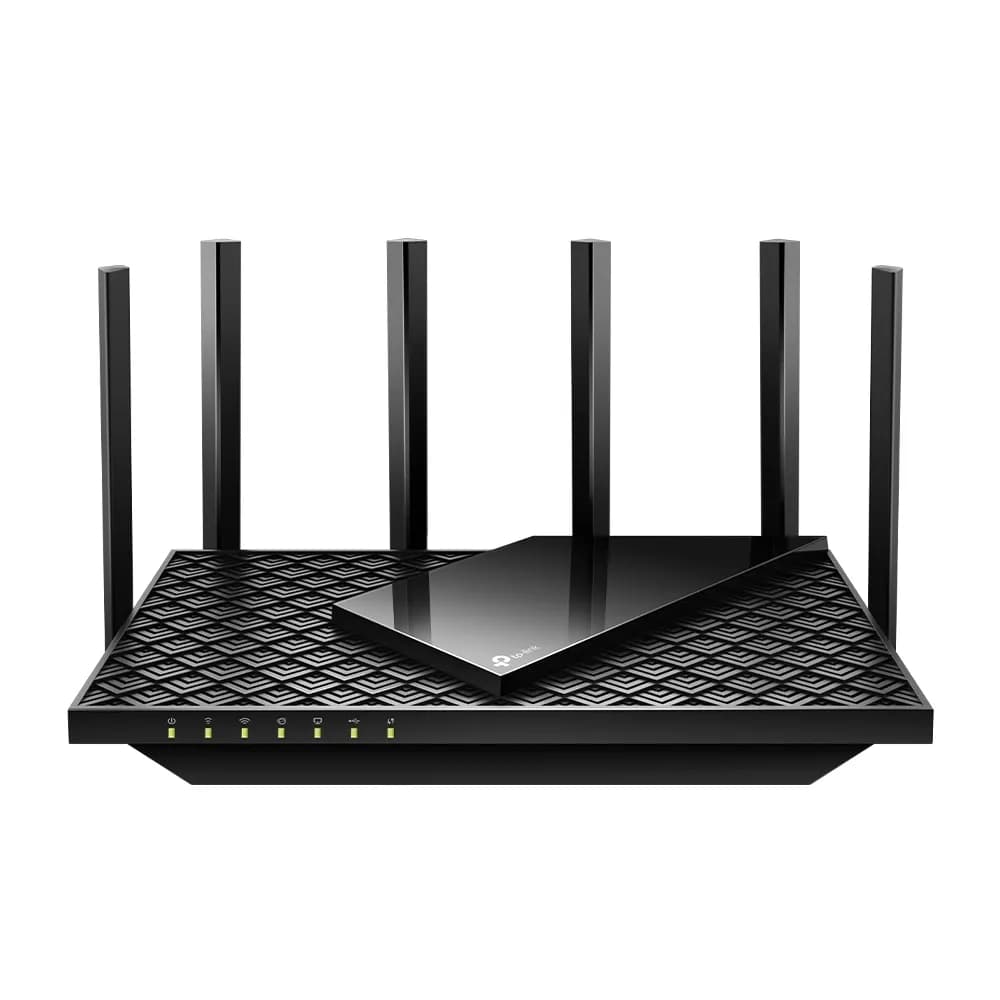 TP-Link Archer AX72 Pro -reititin, Wi-Fi 6, Dual-band, 2,5G WAN -portilla, musta