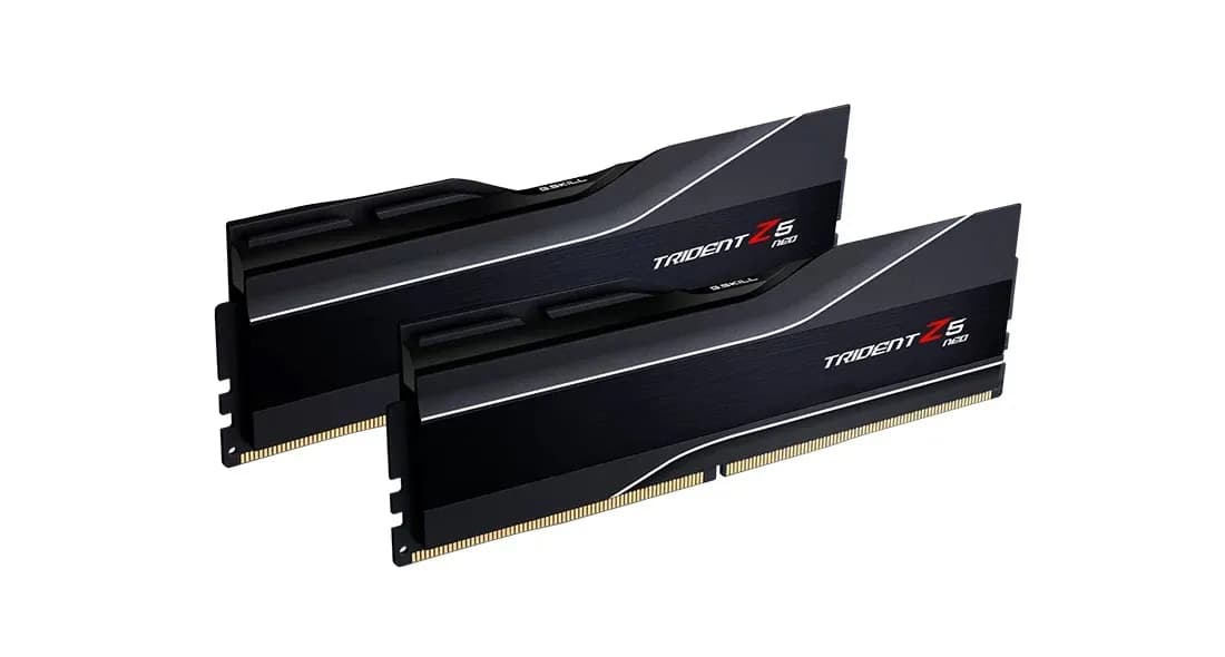 G.SKILL Trident Z5 Neo 64 Gt (2 x 32 Gt) DDR5 6000 MHz, CL32 -muisti (EXPO)