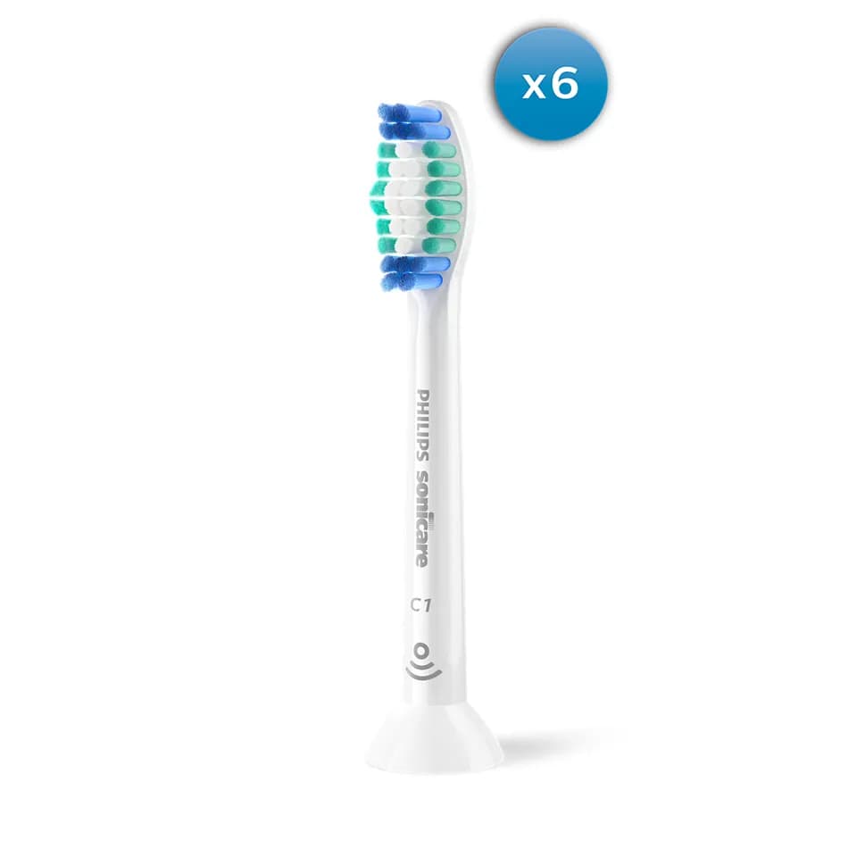 Philips Sonicare C1 ProResults Standard 6 kpl -vaihtoharjaspäät, Valkoinen