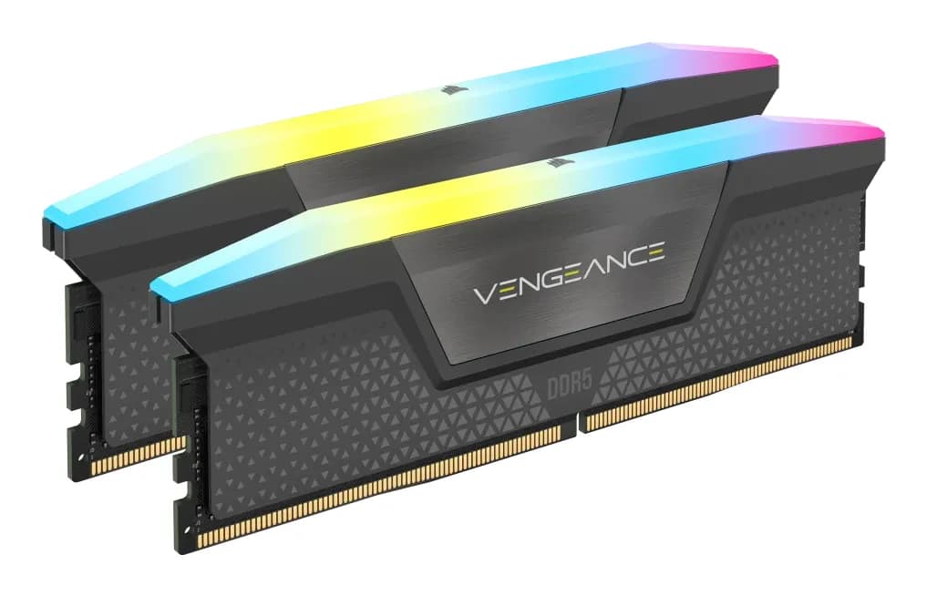 Corsair Vengeance RGB 16 Gt (2 x 8 Gt) DDR5 6000 MHz, CL36 -muisti (XMP/EXPO)