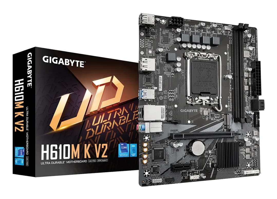 Gigabyte H610M K V2 DDR5 LGA1700 mATX -emolevy