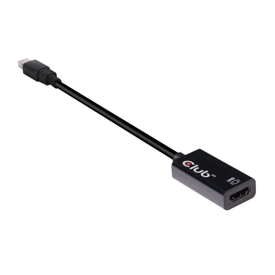 Club 3D  mini DisplayPort – HDMI 1.4 -kaapeli, 0,165 m, Musta