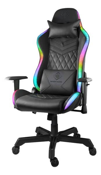 Deltaco Gaming RGB -pelituoli, musta
