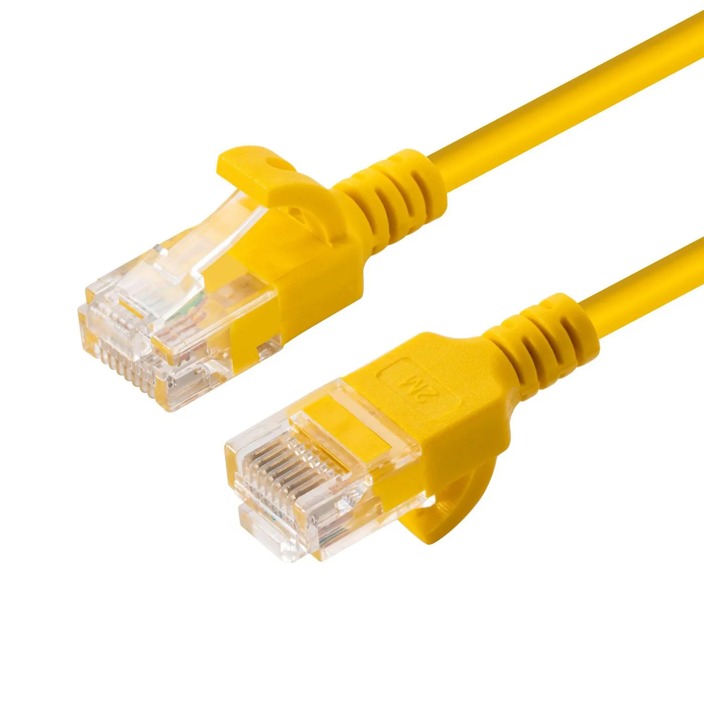 MicroConnect Cat6A U/UTP RJ45 3m -verkkokaapeli, keltainen