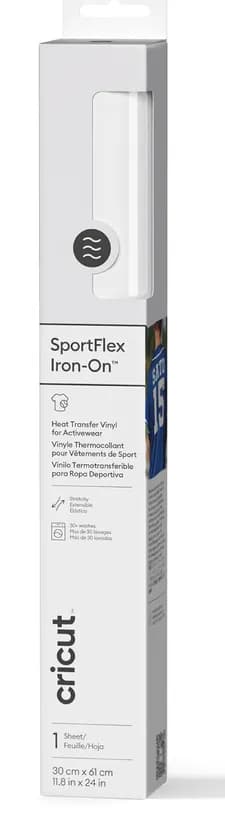 Cricut SportFlex Iron-on 28x60cm (Valkoinen)