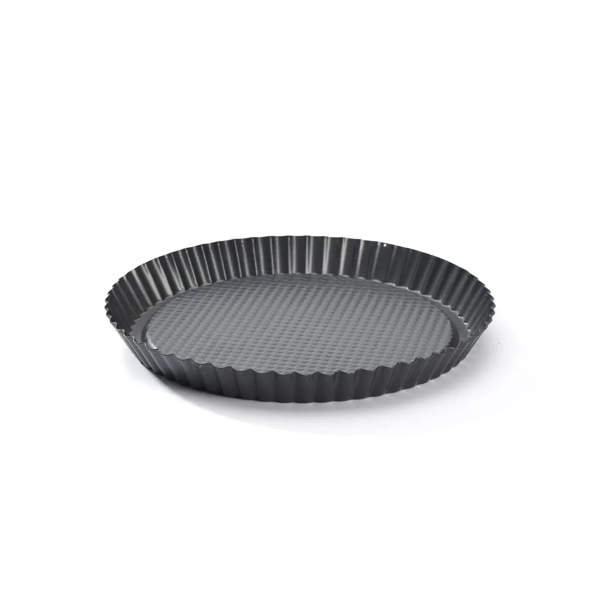 de Buyer 4707.28 Pyöreä tarttumaton teräksinen piirakkavuoka, 28 cm
