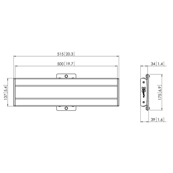 Vogel's Pro PFB 3405 Interface bar 515mm Silver